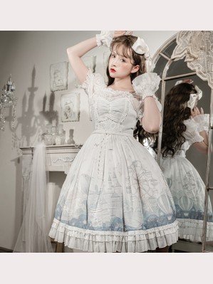 Ocean Paradise Classic Lolita Style Dress JSK (SD04)